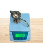 Traditional Brass Diya with Handle - Image 3