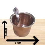 Copper Panchpatra Set with Achamani - Image 5