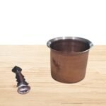 Copper Panchpatra Set with Achamani